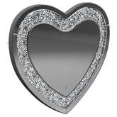 Orleans Furniture - Coaster - Aiko 36 x 30 Inch Heart Shaped LED Light Wall Mirror Silver - 961535